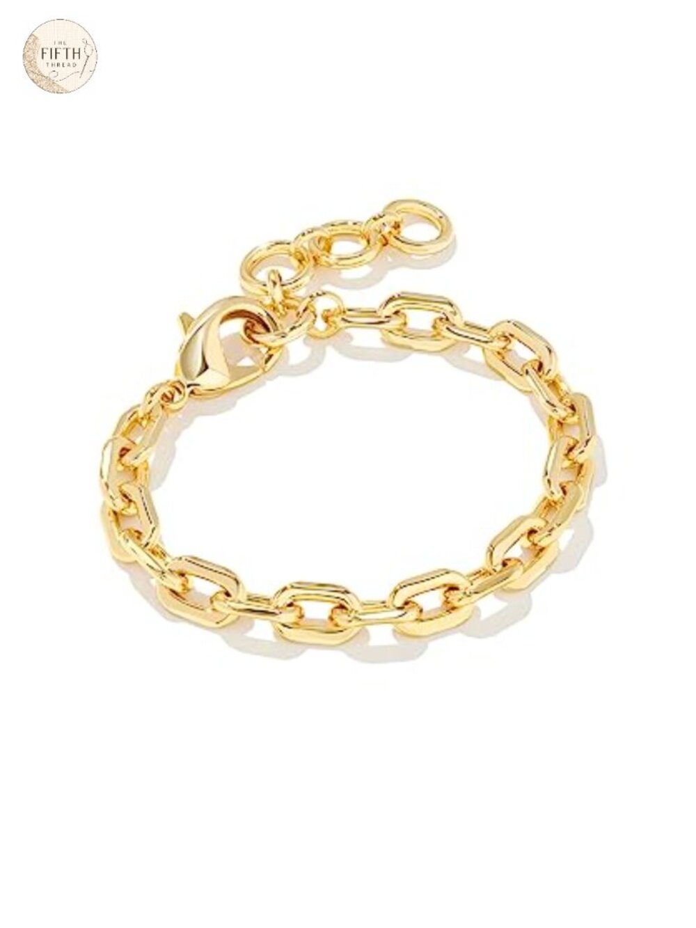 Kendra Scott Korinne Gold Plated Chain Bracelet Women's 14K